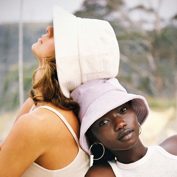 SOLD - Lack of Color Wave Bucket Hat - Beige Terry - Picture 3 of 4